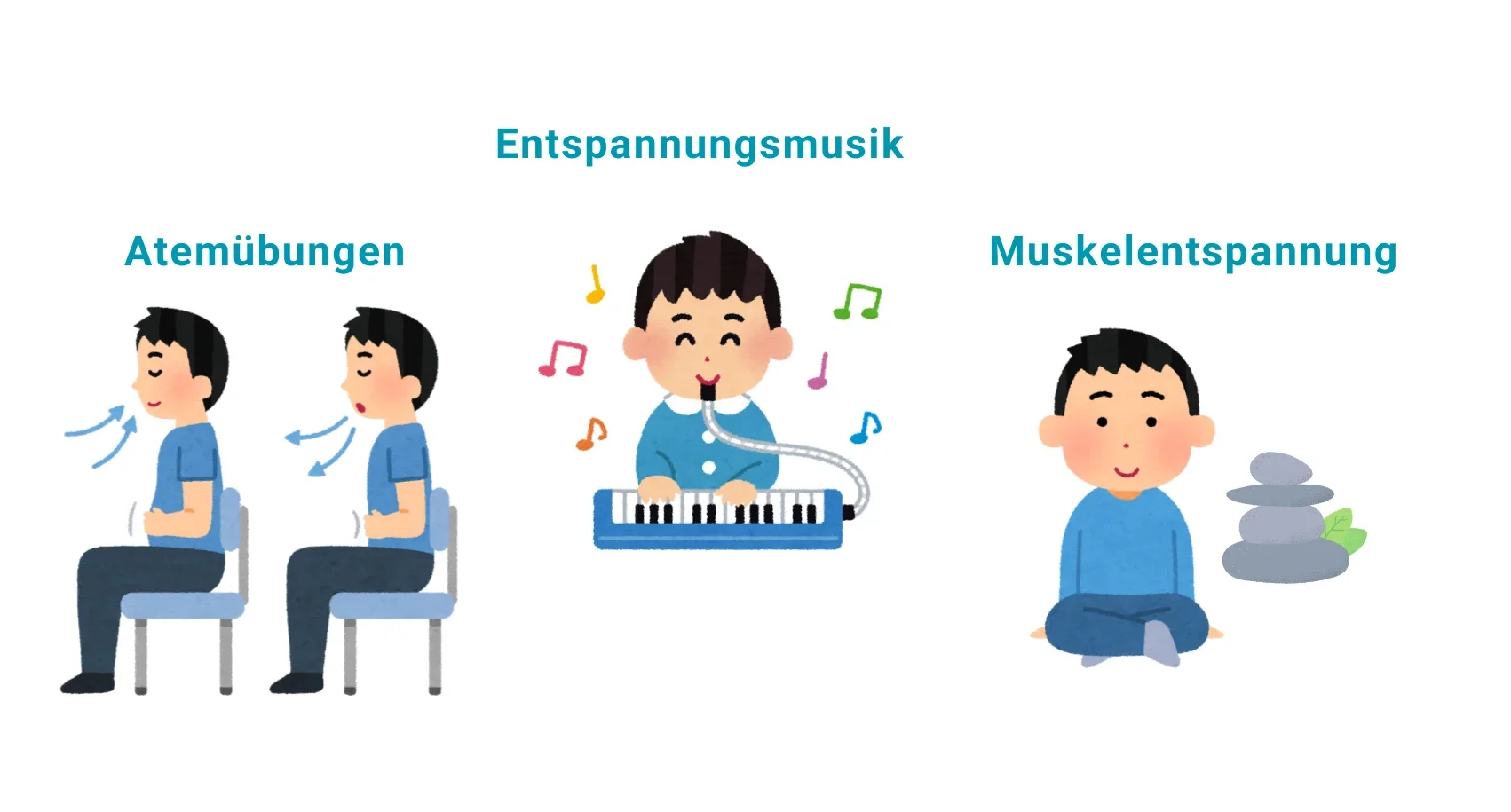 verschiedene Techniken zur Stressbewältigung